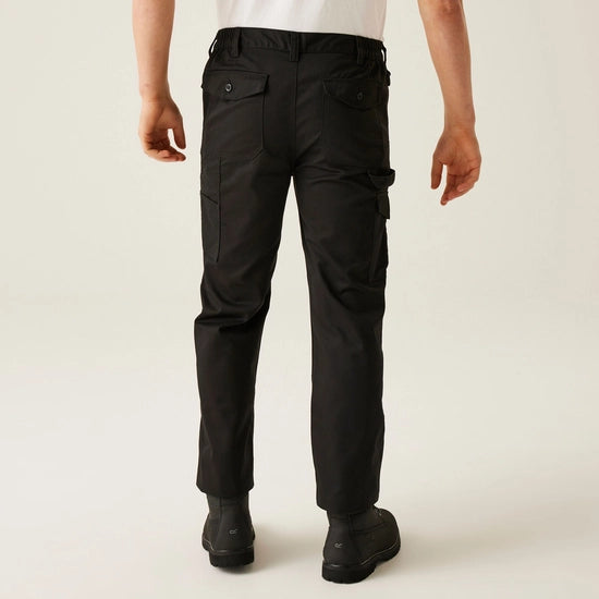 Men's Cargo Work Trousers | Black