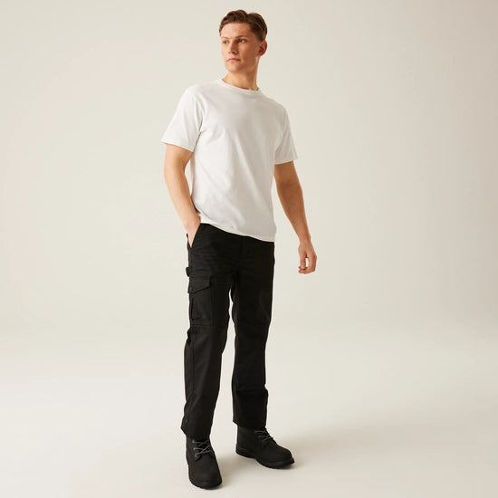 Men's Cargo Work Trousers | Black