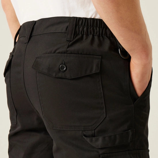 Men's Cargo Work Trousers | Black